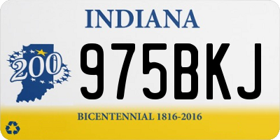 IN license plate 975BKJ