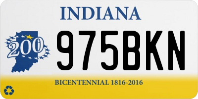 IN license plate 975BKN
