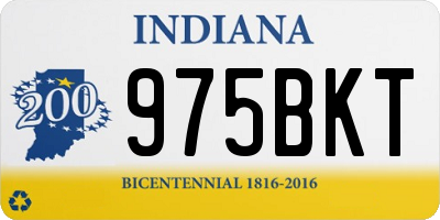 IN license plate 975BKT