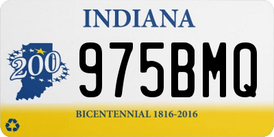 IN license plate 975BMQ