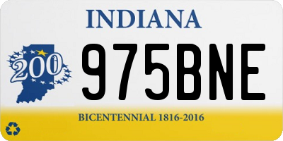 IN license plate 975BNE