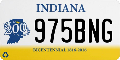 IN license plate 975BNG