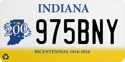 IN license plate 975BNY