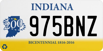 IN license plate 975BNZ