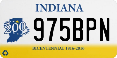 IN license plate 975BPN