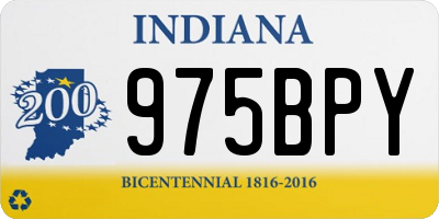 IN license plate 975BPY