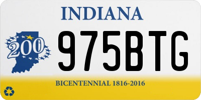 IN license plate 975BTG