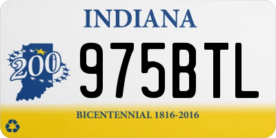 IN license plate 975BTL
