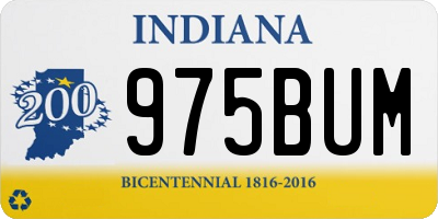 IN license plate 975BUM