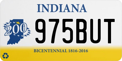 IN license plate 975BUT