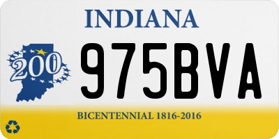 IN license plate 975BVA