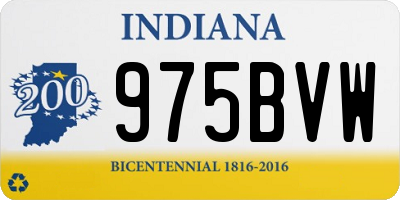IN license plate 975BVW