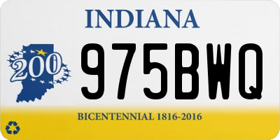 IN license plate 975BWQ