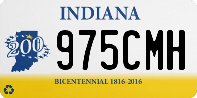 IN license plate 975CMH