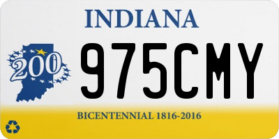 IN license plate 975CMY