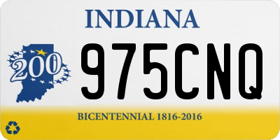 IN license plate 975CNQ