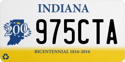 IN license plate 975CTA