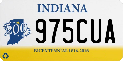 IN license plate 975CUA