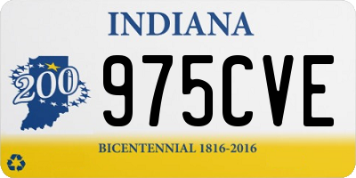 IN license plate 975CVE