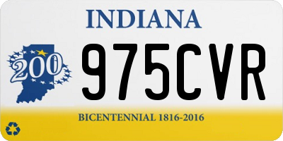 IN license plate 975CVR