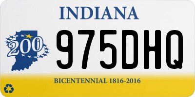 IN license plate 975DHQ