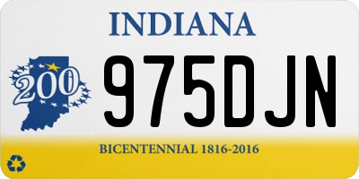 IN license plate 975DJN