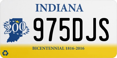 IN license plate 975DJS
