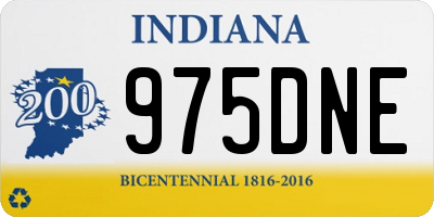 IN license plate 975DNE