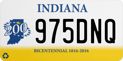 IN license plate 975DNQ