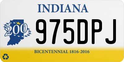 IN license plate 975DPJ