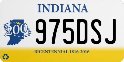 IN license plate 975DSJ
