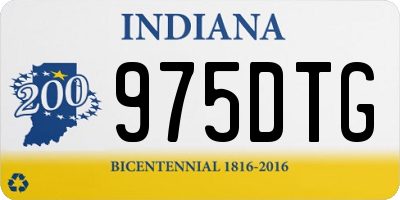 IN license plate 975DTG