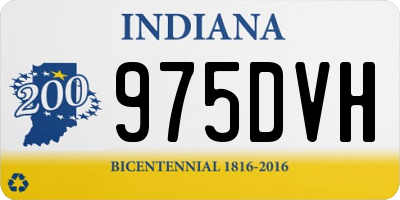 IN license plate 975DVH