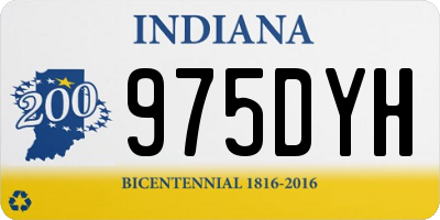 IN license plate 975DYH