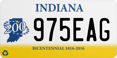 IN license plate 975EAG