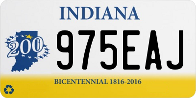 IN license plate 975EAJ