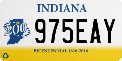 IN license plate 975EAY