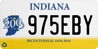 IN license plate 975EBY