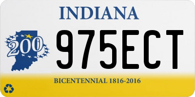 IN license plate 975ECT