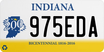 IN license plate 975EDA
