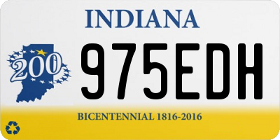 IN license plate 975EDH