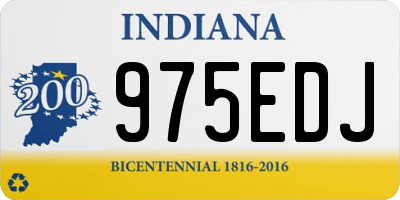 IN license plate 975EDJ
