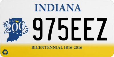 IN license plate 975EEZ