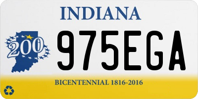 IN license plate 975EGA