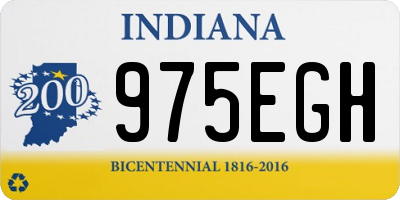 IN license plate 975EGH