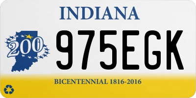 IN license plate 975EGK