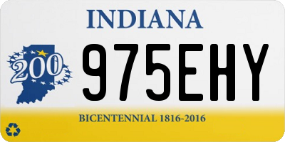 IN license plate 975EHY