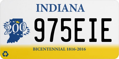 IN license plate 975EIE