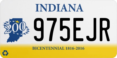 IN license plate 975EJR