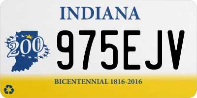 IN license plate 975EJV